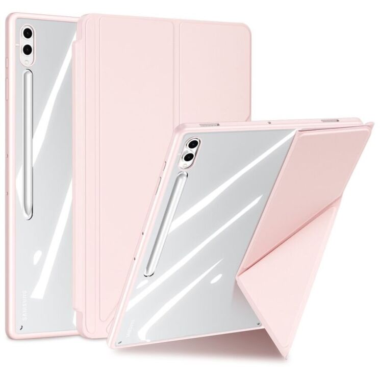 Защитный чехол DUX DUCIS Magi Series для Samsung Galaxy Tab S8 Ultra / S9 Ultra / S10 Ultra (T900/T906/910/916/920/926) - Pink: фото 1 из 2