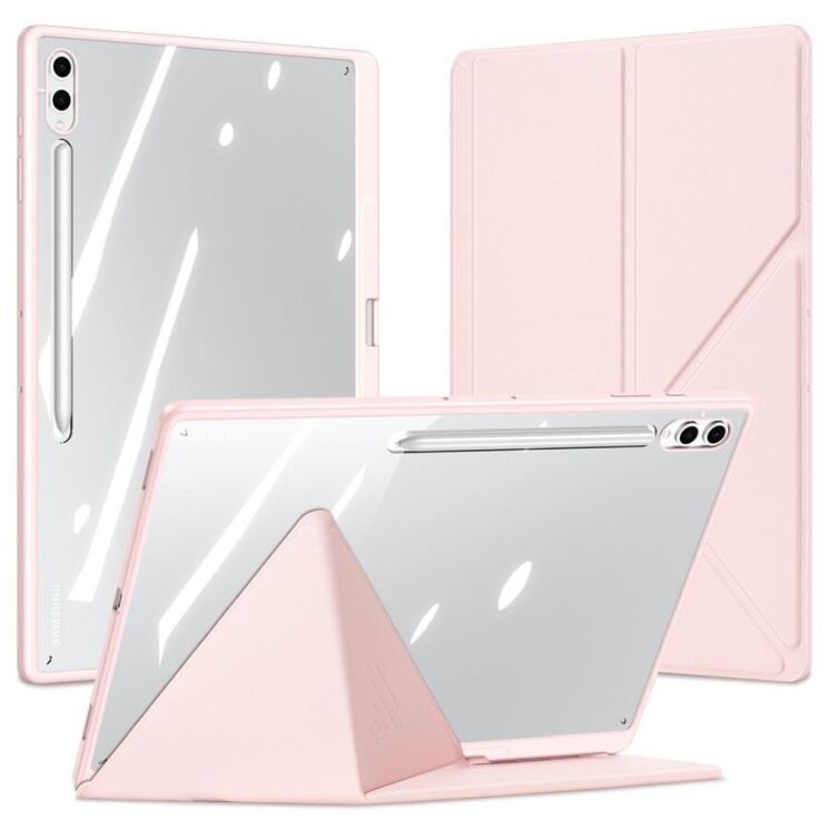 Защитный чехол DUX DUCIS Magi Series для Samsung Galaxy Tab S8 Ultra / S9 Ultra / S10 Ultra (T900/T906/910/916/920/926) - Pink: фото 2 из 2