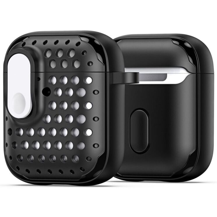 Защитный чехол DUX DUCIS PECM Series для Apple AirPods 1 / 2 - Black / White: фото 2 из 19