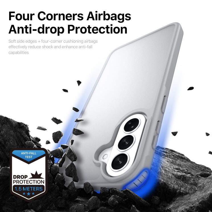 Захисний чохол DUX DUCIS Yind Series для Samsung Galaxy A57 (A576) - Black: фото 8 з 9