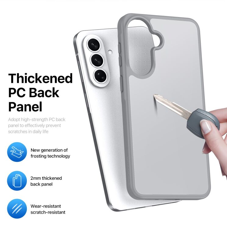 Захисний чохол DUX DUCIS Yind Series для Samsung Galaxy A57 (A576) - Black: фото 7 з 9