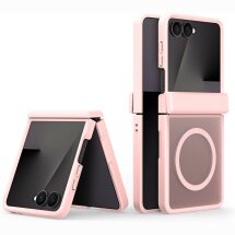 Защитный чехол DUX DUCIS Yind Series MagSafe для Samsung Galaxy Flip 8 - Light Pink: фото 1 из 11
