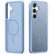 Защитный чехол DUX DUCIS Yind Series MagSafe для Samsung Galaxy S25 FE (S731) - Light Blue (386934TT). Фото 2 из 9