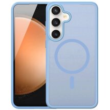 Защитный чехол DUX DUCIS Yind Series MagSafe для Samsung Galaxy S25 FE (S731) - Light Blue: фото 1 из 9