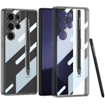 Защитный чехол GKK Crystal Case для Samsung Galaxy S25 Ultra (S938) - Transparent Black: фото 1 из 8