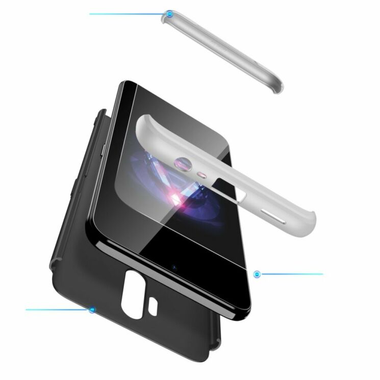 Захисний чохол GKK Double Dip Case для OPPO A5 2020 - Black / Silver: фото 5 з 6