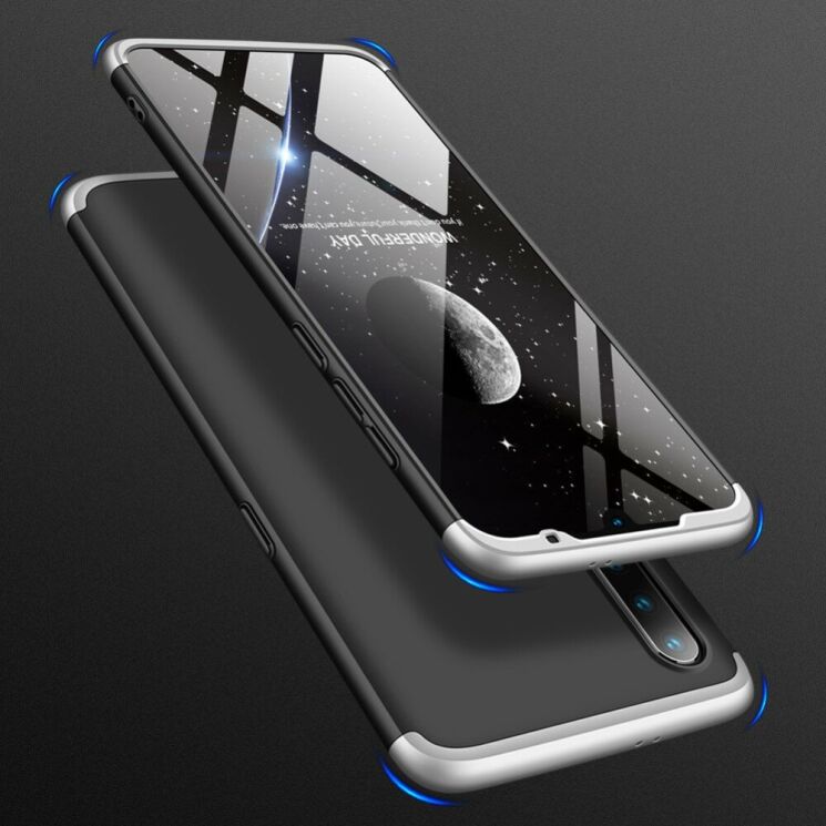 Защитный чехол GKK Double Dip Case для Xiaomi Mi 9 - Black / Silver (225149BF) Защитный чехол GKK Double Dip Case для Xiaomi Mi 9 - Black / Silver: фото 2 из 13