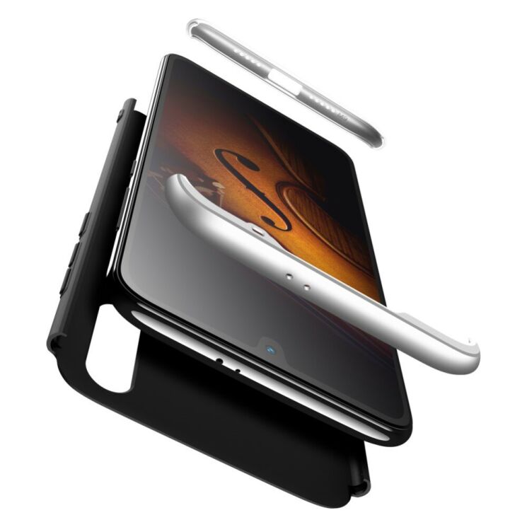 Защитный чехол GKK Double Dip Case для Xiaomi Mi 9 - Black / Silver (225149BF) Защитный чехол GKK Double Dip Case для Xiaomi Mi 9 - Black / Silver: фото 3 из 13