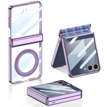 Защитный чехол GKK Hinge Magnetic для Samsung Galaxy Flip 7 - Purple: фото 1 из 10