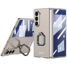 Захисний чохол GKK Ring Shell для Samsung Galaxy Fold 7 - Titanium Grey: фото 1 з 11