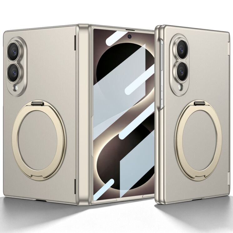 Защитный чехол GKK UltraThin Stand для Samsung Galaxy Fold 8 - Titanium Grey: фото 1 из 10
