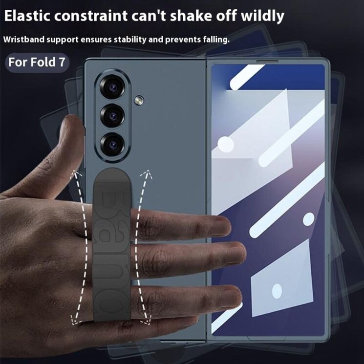 Защитный чехол GKK Wristband Case (FF) для Samsung Galaxy Fold 7 - Silver: фото 6 из 9