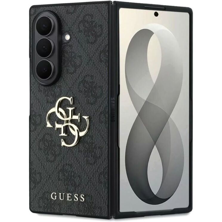 Защитный чехол Guess Big 4G Logo для Samsung Galaxy Fold 8 Ultra (GUHCZFD84GMGGR) - Black (424100B) Защитный чехол Guess Big 4G Logo для Samsung Galaxy Fold 8 Ultra (GUHCZFD84GMGGR) - Black: фото 1 из 7