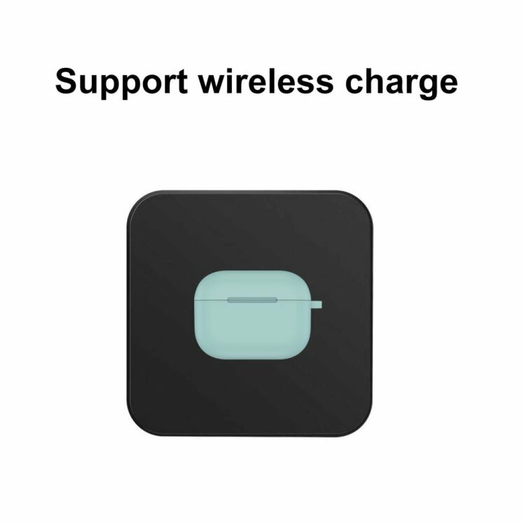 Захисний чохол HAT PRINCE   Silicone Protective Case для Apple AirPods Pro - Cyan: фото 3 з 3