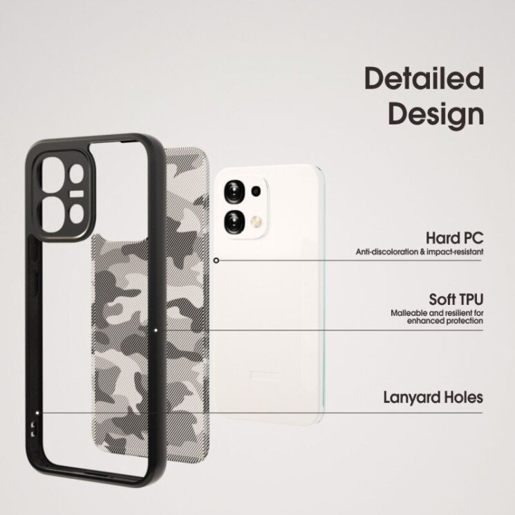 Захисний чохол IBMRS Military для OPPO A6 Pro - Grid Camouflage: фото 6 з 7