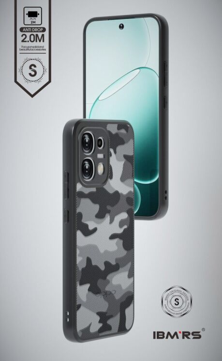 Захисний чохол IBMRS Military для OPPO A6 Pro - Grid Camouflage: фото 2 з 7