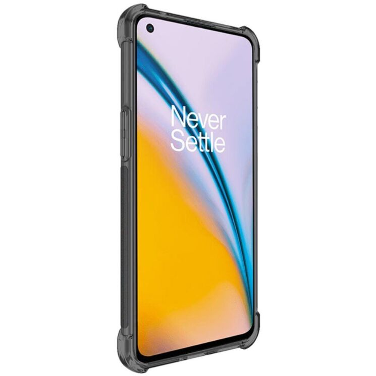 Защитный чехол IMAK Airbag MAX Case для OnePlus Nord 2 - Transparent Black: фото 4 из 13