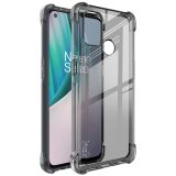 Чохол з посиленими кутами IMAK Airbag MAX Case для OnePlus Nord N100 - Transparent Black: фото 1 з 14