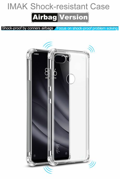 Защитный чехол IMAK Airbag MAX Case для Xiaomi Mi 8 Lite - Transparent: фото 3 из 7