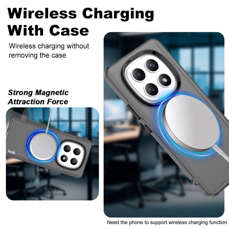 Захисний чохол IMAK Candy Series Magnetic для Xiaomi Redmi Note 15 5G / Poco M8 5G - Black (404633B) Захисний чохол IMAK Candy Series Magnetic для Xiaomi Redmi Note 15 5G / Poco M8 5G - Black: фото 4 з 9