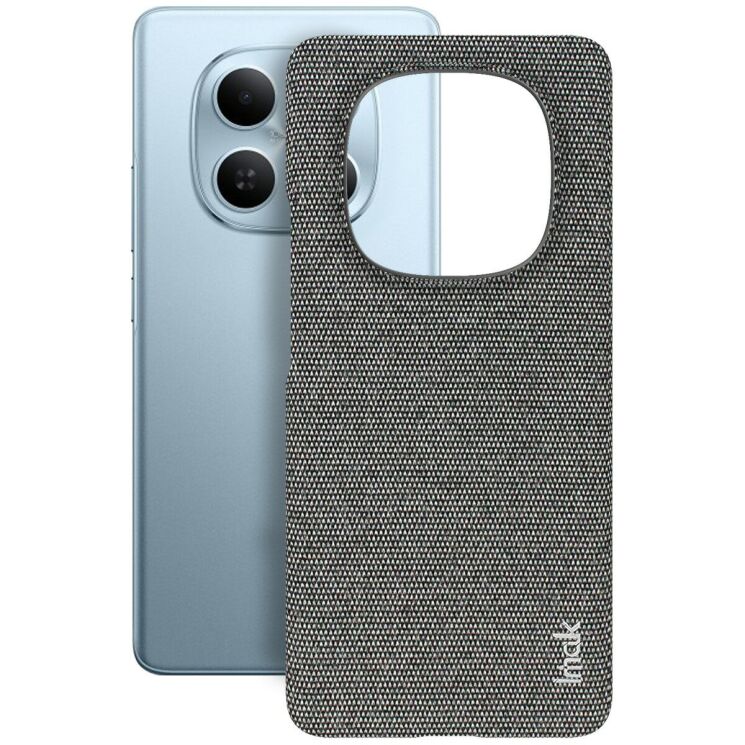 Защитный чехол IMAK Fabric Case для Xiaomi Redmi Note 15 (4G/5G) / Poco M8 5G - Dark Grey: фото 2 из 8