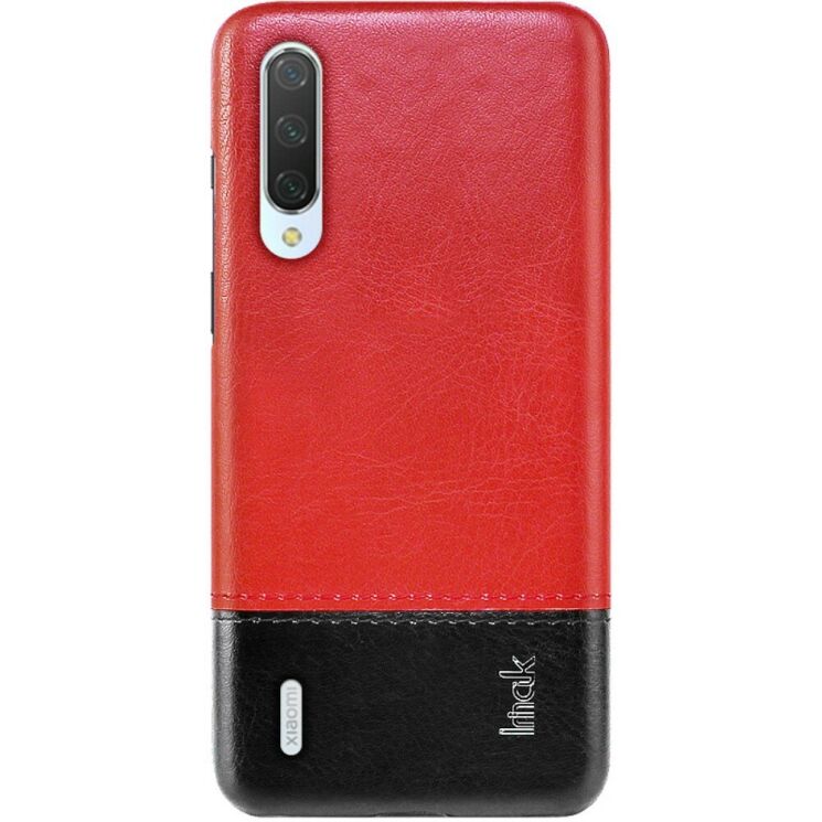Захисний чохол IMAK Leather Series для Xiaomi Mi 9 Lite / Mi CC9 - Red / Black: фото 2 з 14