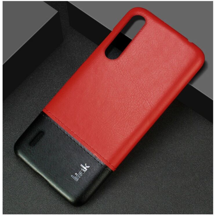 Захисний чохол IMAK Leather Series для Xiaomi Mi 9 Lite / Mi CC9 - Red / Black: фото 6 з 14