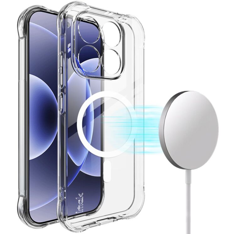 Защитный чехол IMAK Space Shield MagSafe для Xiaomi 17 - Transparent (390664T) Защитный чехол IMAK Space Shield MagSafe для Xiaomi 17 - Transparent: фото 1 из 10