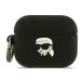 Защитный чехол Karl Lagerfeld Silicone Karl Head 3D для AirPods Pro 3 (KLAP3RUNIKK) - Black (390171B). Фото 1 из 4