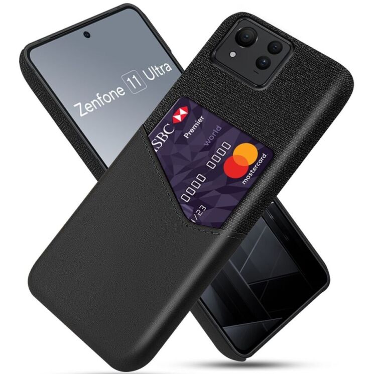 Защитный чехол KSQ Business Pocket для ASUS Zenfone 11 Ultra - Black: фото 1 из 4