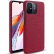 Защитный чехол KSQ Cloth Style для Xiaomi Redmi 12C - Red (320039R)