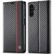 Захисний чохол LC.IMEEKE Carbon Fiber для Samsung Galaxy S24 FE (S721) - Vertical Stripe (375118A). Фото 1 з 13
