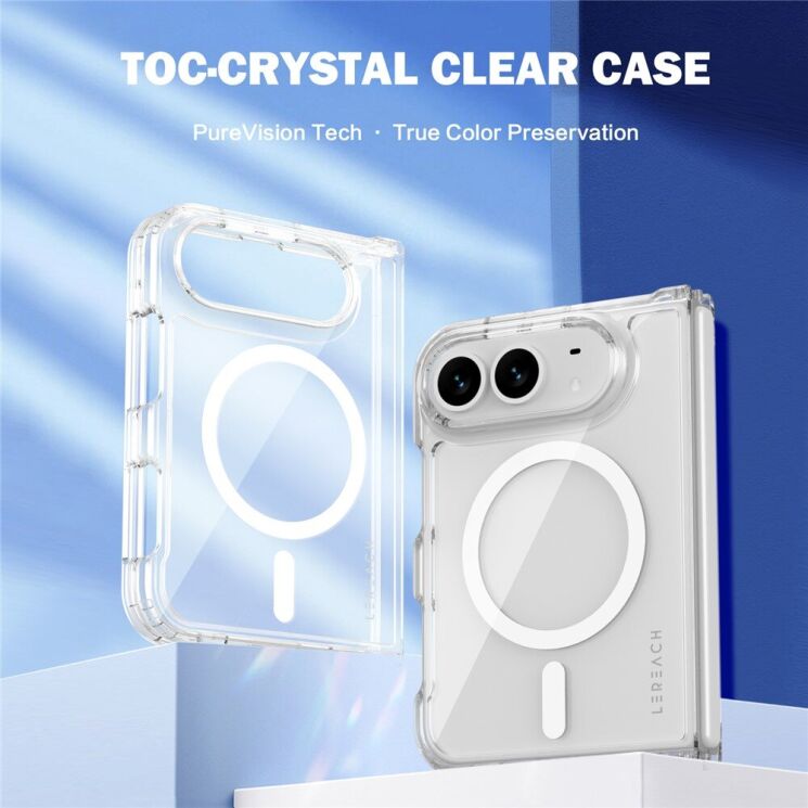 Защитный чехол LEREACH TOC Crystal Magnetic (FF) для iPhone Duo - Transparent (435023T) Защитный чехол LEREACH TOC Crystal Magnetic (FF) для iPhone Duo - Transparent: фото 8 из 20
