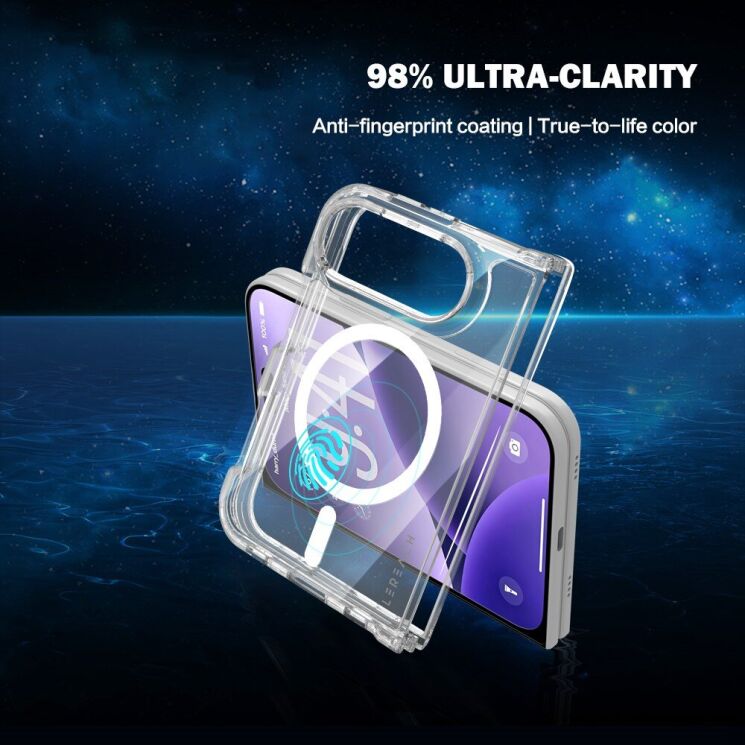 Защитный чехол LEREACH TOC Crystal Magnetic (FF) для iPhone Duo - Transparent (435023T) Защитный чехол LEREACH TOC Crystal Magnetic (FF) для iPhone Duo - Transparent: фото 10 из 20