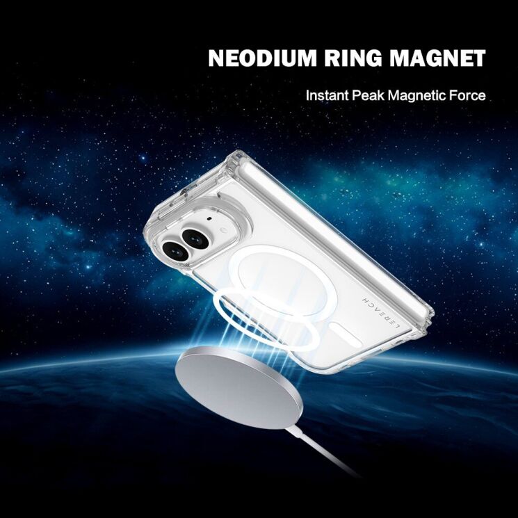 Защитный чехол LEREACH TOC Crystal Magnetic (FF) для iPhone Duo - Transparent (435023T) Защитный чехол LEREACH TOC Crystal Magnetic (FF) для iPhone Duo - Transparent: фото 16 из 20