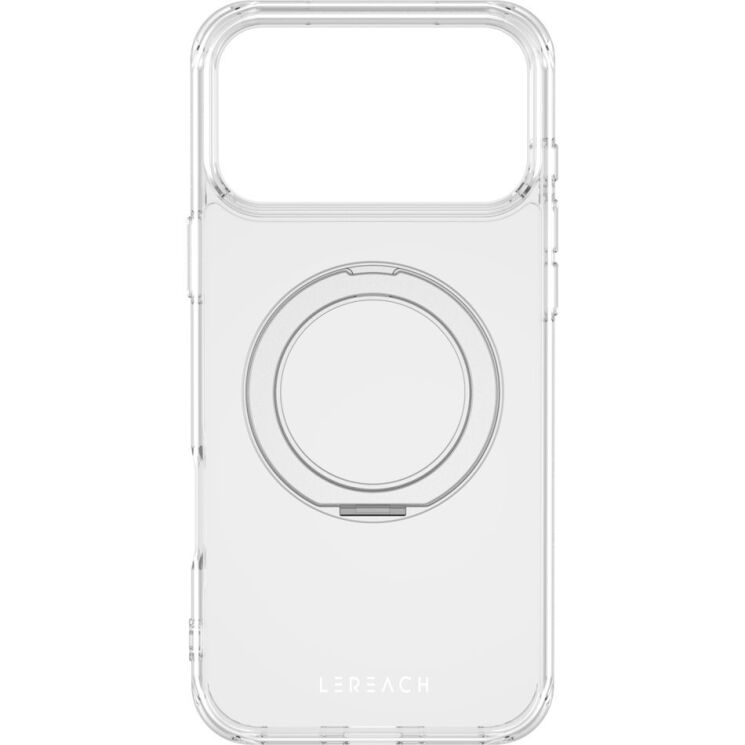 Защитный чехол LEREACH TOC Crystal MagStand (FP) для iPhone 18 Pro / 17 Pro - Transparent: фото 8 из 16