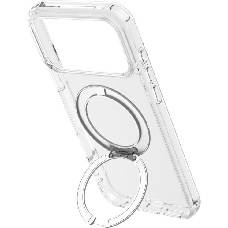 Защитный чехол LEREACH TOC Crystal MagStand (FP) для iPhone 18 Pro / 17 Pro - Transparent: фото 9 из 16
