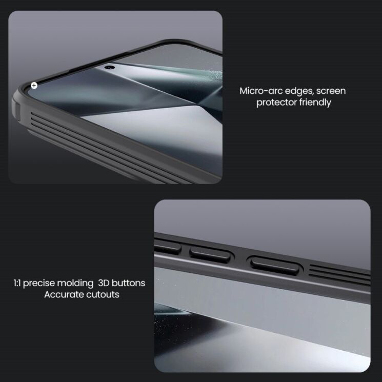 Захисний чохол NILLKIN CamShield Pro with Magnetic Attachment для Samsung Galaxy S25 Plus (S936) - Black: фото 16 з 18
