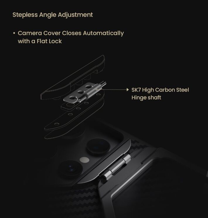 Захисний чохол NILLKIN CarboProp Magnetic (FP) для Samsung Galaxy S25 Ultra (S938) - Black: фото 13 з 16