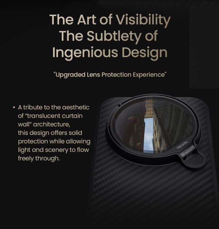 Защитный чехол NILLKIN CarboProp Magnetic (FP) для Xiaomi 17 Ultra - Black: фото 7 из 11