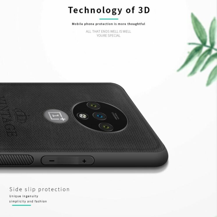 Защитный чехол PINWUYO Vintage Series для OnePlus 7T - Blue: фото 9 из 15