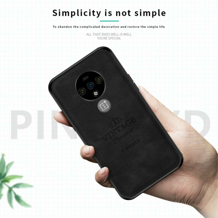 Защитный чехол PINWUYO Vintage Series для OnePlus 7T - Blue: фото 11 из 15