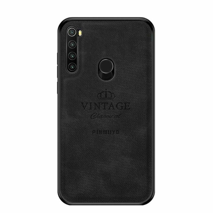 Захисний чохол PINWUYO Vintage Series для Xiaomi Redmi Note 8 / Note 8 (2021) - Black: фото 1 з 14