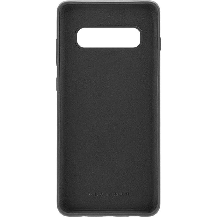Защитный чехол Platinum Silicone Case для Samsung Galaxy S10 Plus (G975) - Black: фото 4 из 5