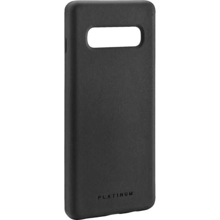 Защитный чехол Platinum Silicone Case для Samsung Galaxy S10 Plus (G975) - Black: фото 3 из 5
