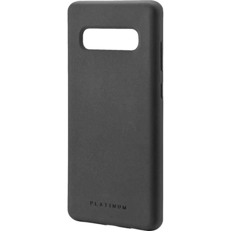 Защитный чехол Platinum Silicone Case для Samsung Galaxy S10 Plus (G975) - Black: фото 2 из 5
