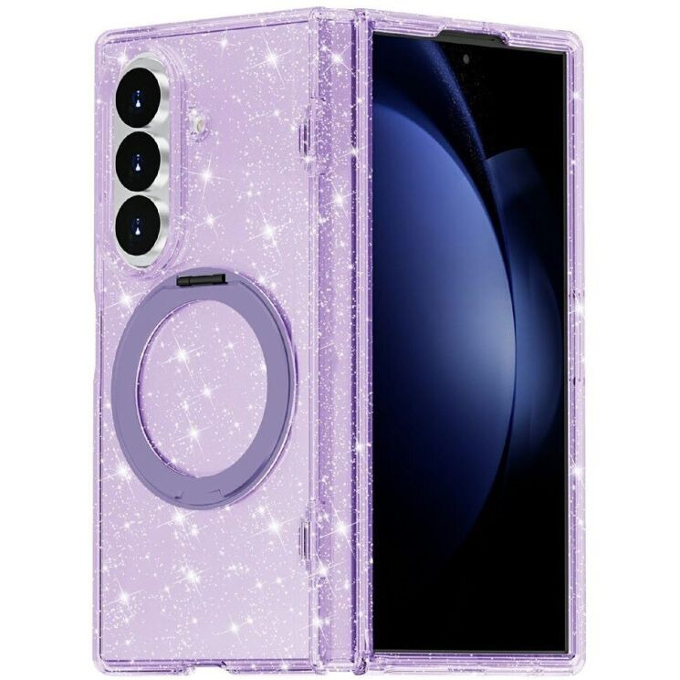 Захисний чохол Reframe Glitter Stand Case для Samsung Galaxy Fold 8 Ultra - Purple (424028V) Захисний чохол Reframe Glitter Stand Case для Samsung Galaxy Fold 8 Ultra - Purple: фото 3 з 5
