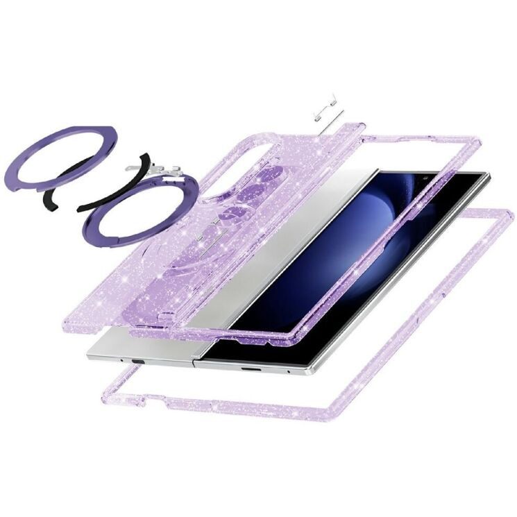 Захисний чохол Reframe Glitter Stand Case для Samsung Galaxy Fold 8 Ultra - Purple (424028V) Захисний чохол Reframe Glitter Stand Case для Samsung Galaxy Fold 8 Ultra - Purple: фото 5 з 5