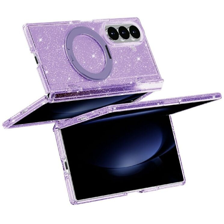 Захисний чохол Reframe Glitter Stand Case для Samsung Galaxy Fold 8 Ultra - Purple (424028V) Захисний чохол Reframe Glitter Stand Case для Samsung Galaxy Fold 8 Ultra - Purple: фото 4 з 5