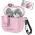 Захисний чохол Reframe Leather Texture для Apple AirPods 4 - Pink: фото 1 з 6
